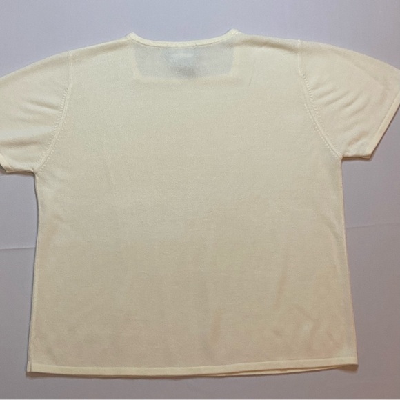 Sag Harbor Sz XL Vintage Soft Light Cream Tee - Picture 2 of 5